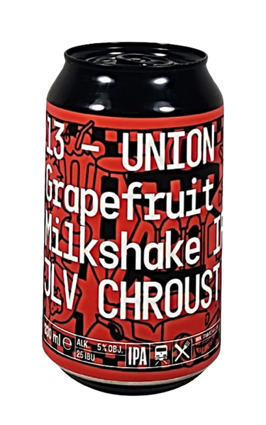 CHROUST Union Grapefruit Milkshake IPA 13° 0,33L PLECH