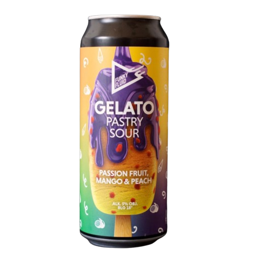 FF Gelato: Passion Fruit, Mango & Peach 18° 0,5L PLECH