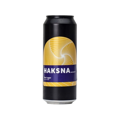 HAKSNA Our Lager 12° 0,5L PLECH