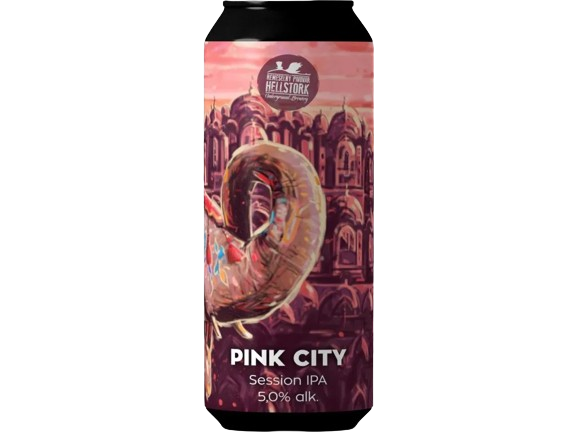 HELLSTORK Pink City 12 0,5L PLECH