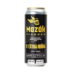 MAZAK Extra Hořká 11° 0,5L PLECH