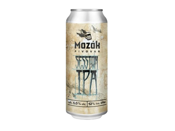 MAZAK Session IPA 12° 0,5L PLECH