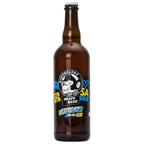 NACHMELENA OPCE West Coast IPA 15° 0,75L SKLO