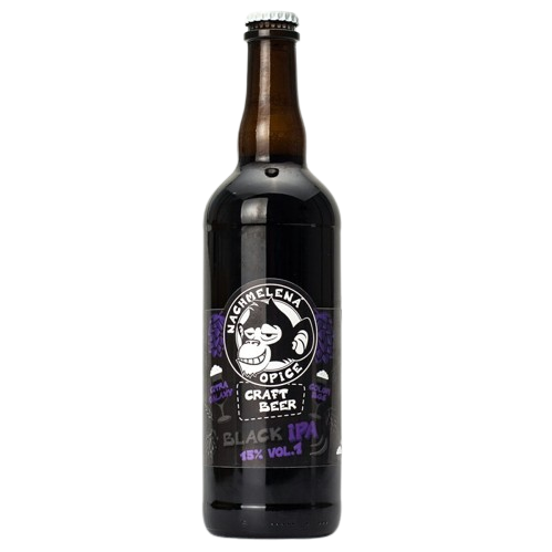 NACHMELENA OPICE BLACK IPA 15° 0,75L SKLO