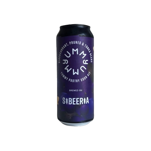 SIBEERIA Yummy Blackcurrant, Prune & Tonka 23° 0,5L PLECH 