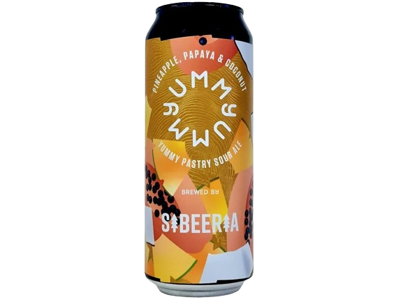 SIBEERIA Yummy Pineapple, Papaya and Coconut 24° 0,5L PLECH