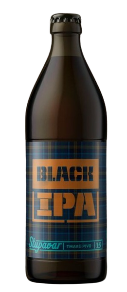 STUPAVAR Black IPA 15° 0,5L SKLO