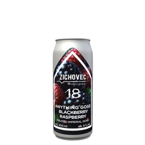 ZICHOVEC Anything Gose Blackberry Raspberry 18° 0,5L PLECH