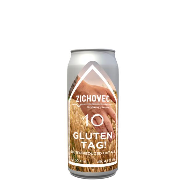 ZICHOVEC Gluten Tag 10° 0,5L PLECH