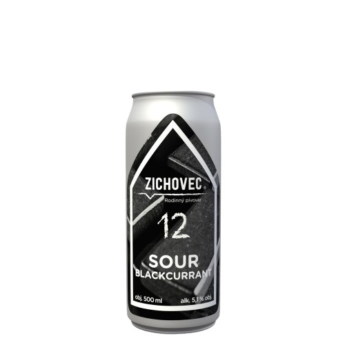 ZICHOVEC SOUR Blackcurrant 12° 0,5L PLECH