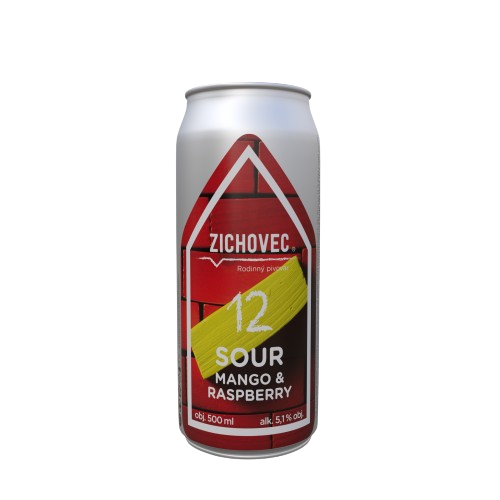 ZICHOVEC SOUR Mango & Malina 12° 0,5L PLECH